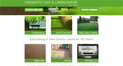 Desktop Screenshot of froggattsturf.co.uk